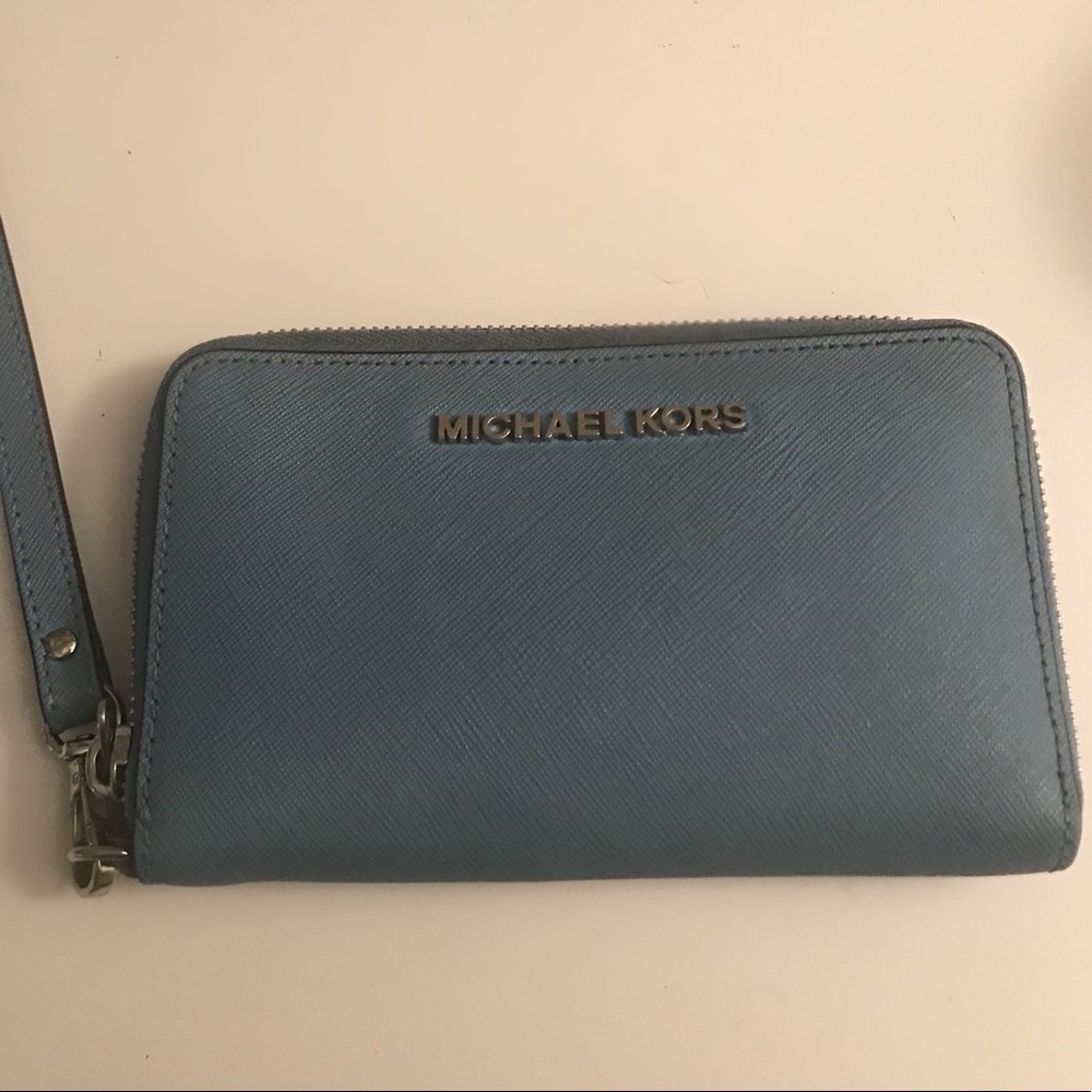 Michael Kors Leather Wristlet
